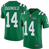 Youth Nike Jets 14 Sam Darnold Green Color Rush Limited Jersey Dzhi,baseball caps,new era cap wholesale,wholesale hats